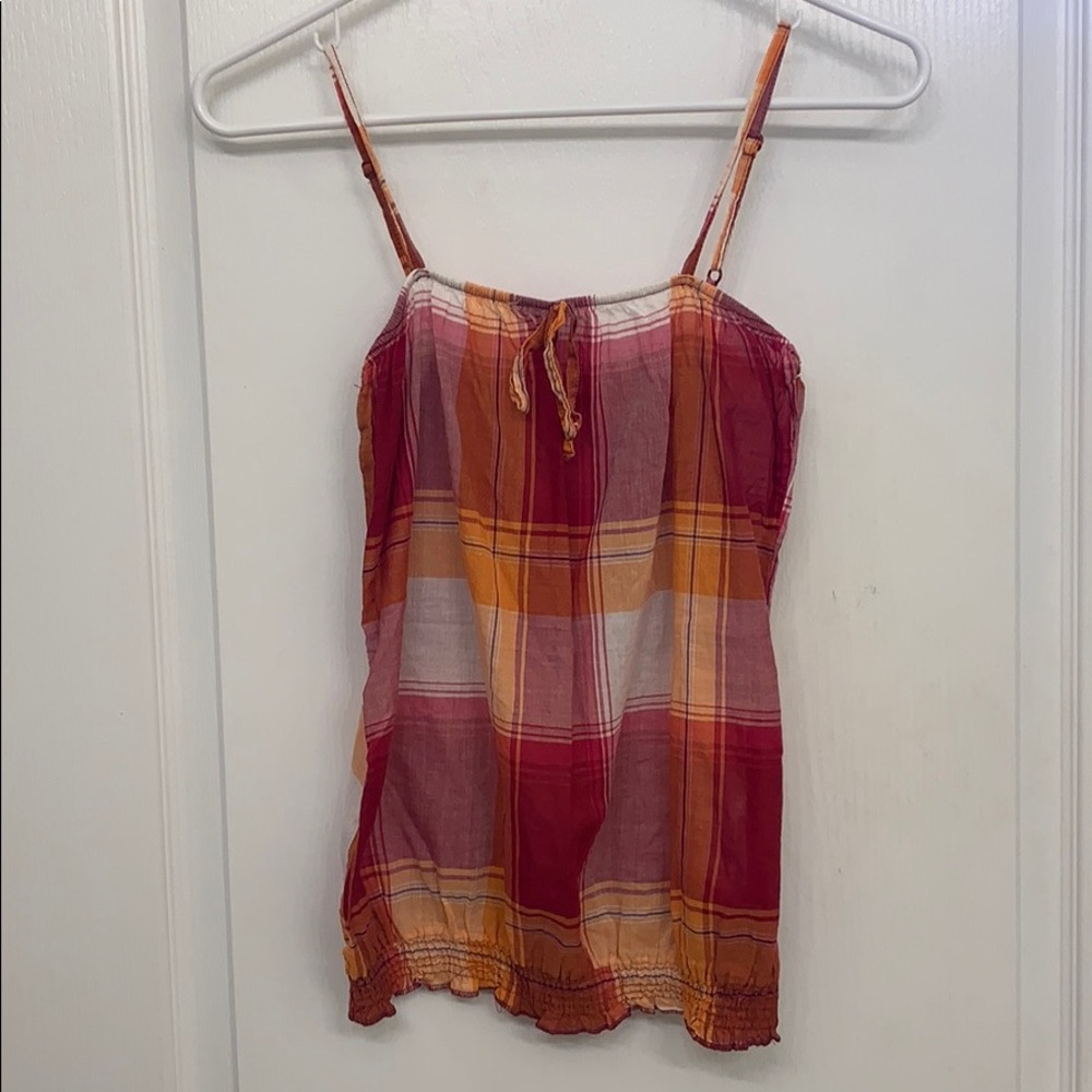 Bright Plaid tank